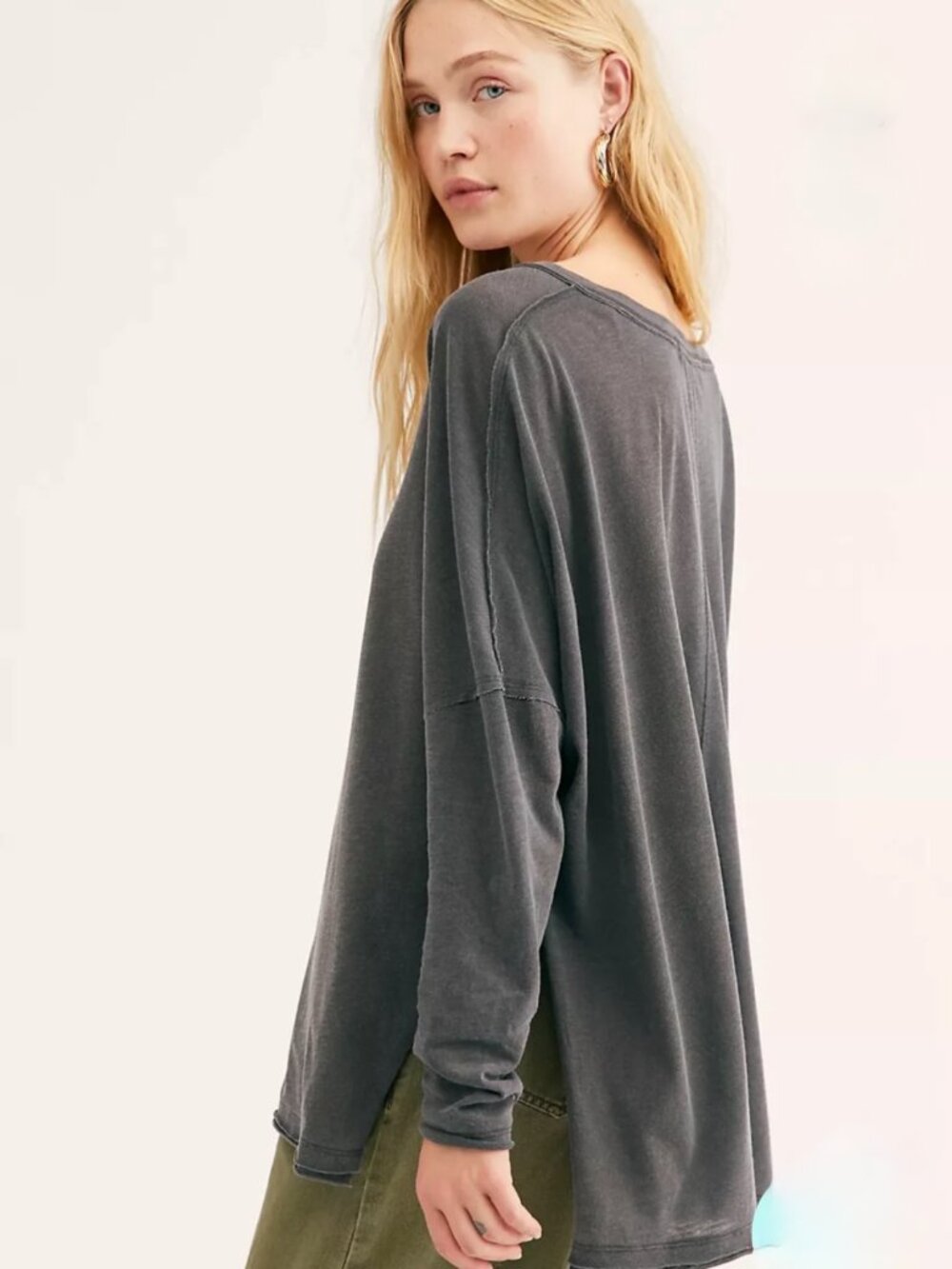 Free People "On My Mind" V-Neck Top - Picture 4 of 13